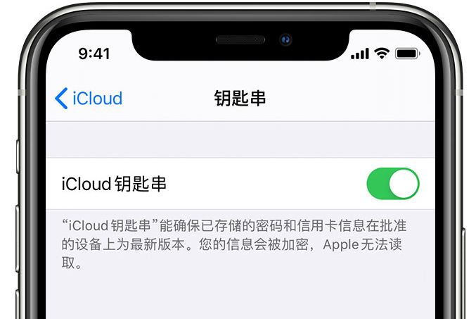 来凤苹果手机维修分享在 iPhone 上开启 iCloud 钥匙串之后会储存哪些信息 