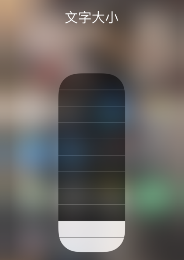 来凤苹果手机维修分享小技巧：在 iPhone 控制中心快速调节字体大小 