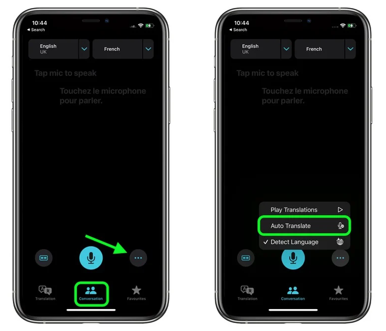 来凤苹果手机维修分享iOS 15 “翻译” App 新改进 